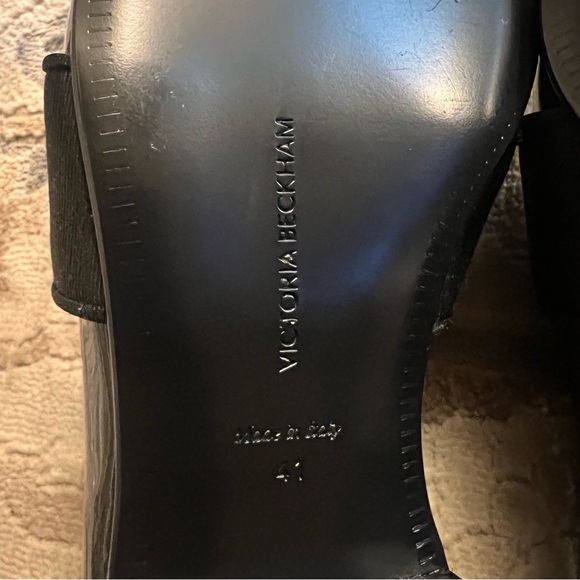VICTORIA BECKMAN leather loafers size 41 made in Italy - Picture 10 of 13